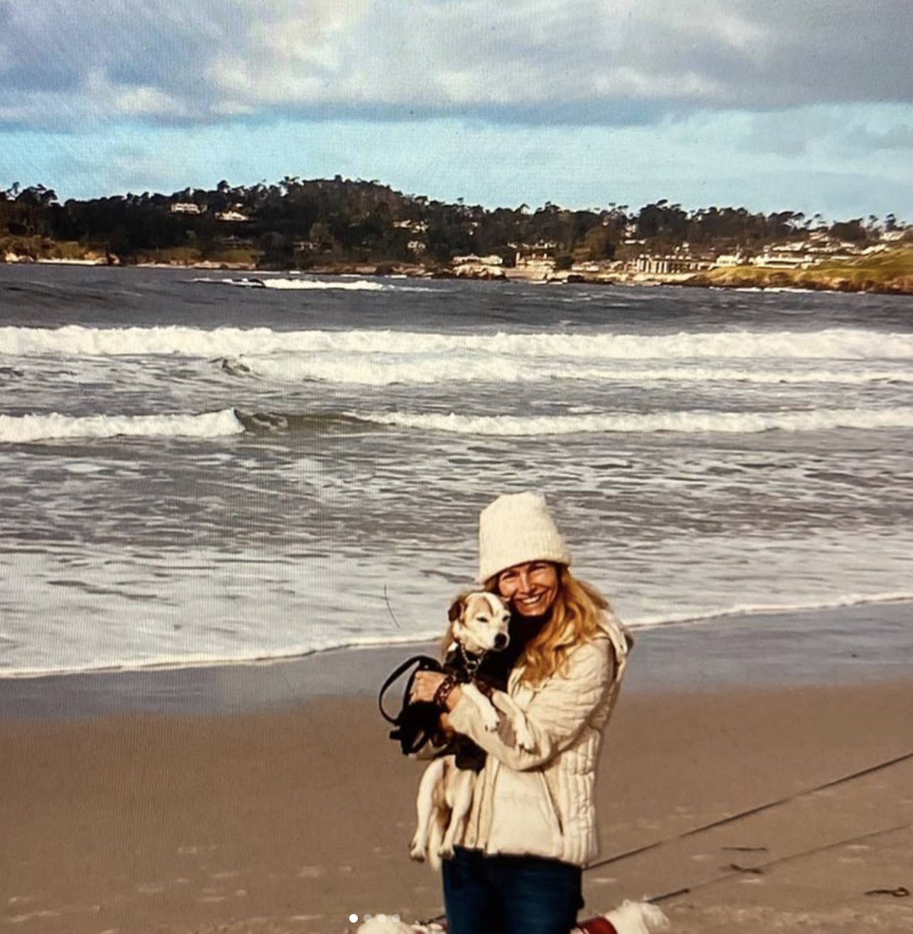 Sister Carol on the beach