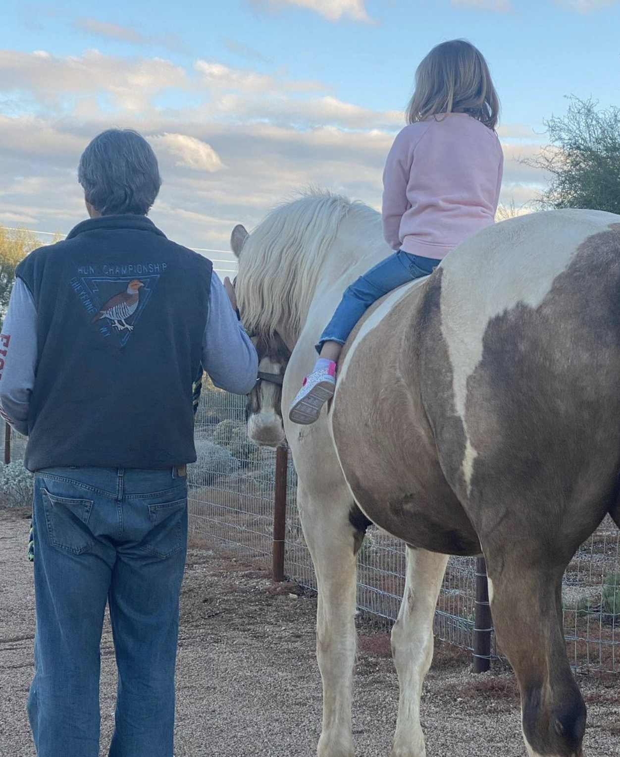 Hazel on a horse