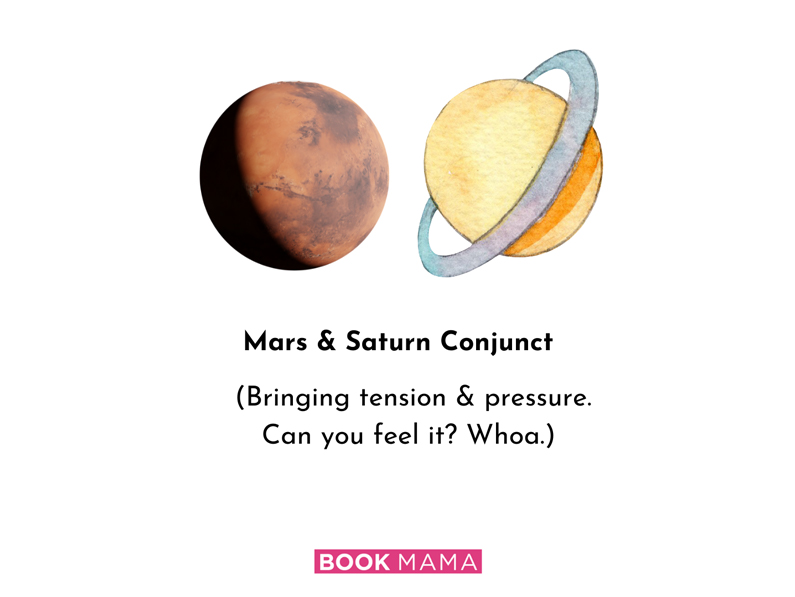Feeling Testy? Mars & Saturn Conjunct. Whoa
