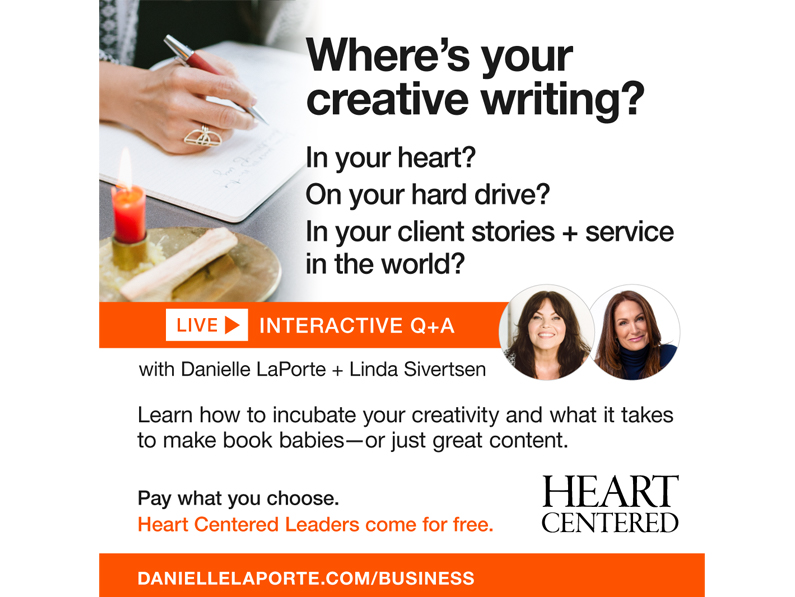 Live Virtual Event + Q & A with Danielle LaPorte
